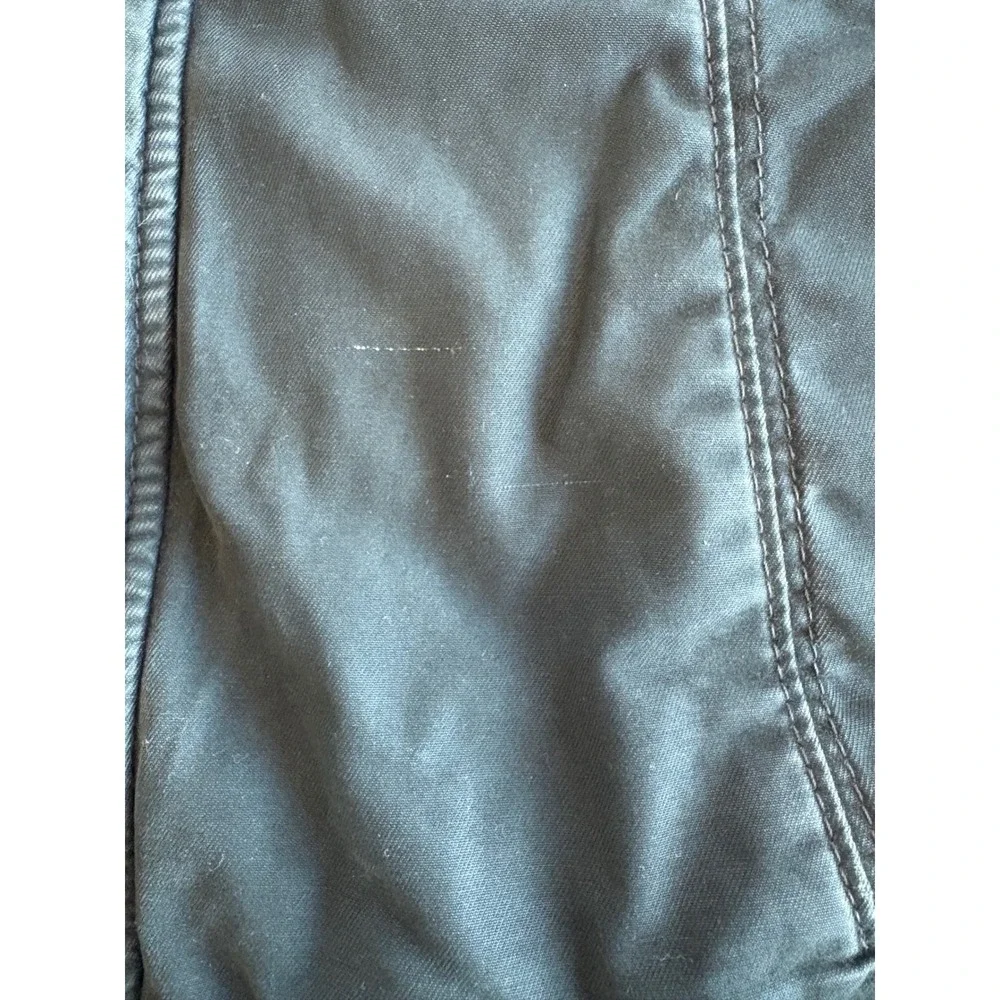 VTG Hollister Mens Medium Y2K Sherpa Lined Canvas Jacket Charcoal Grunge Trucker